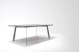 table inox et marbre de Tavel